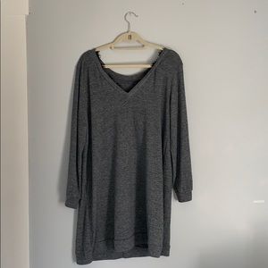 Velvets gray sweater dress